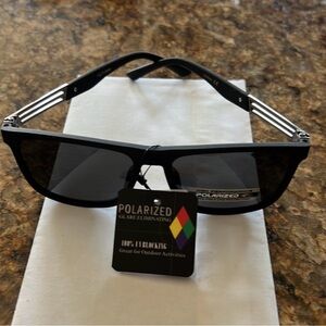 Polarazied Black Sunglasses NWT
